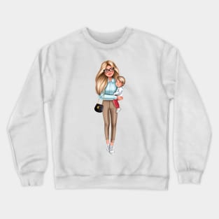 Mother with son Crewneck Sweatshirt